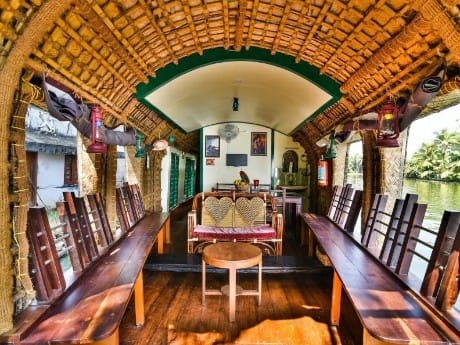 Beispiel Hausboot in den Backwaters