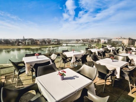Krakau Hotel Pod Wawelem, Terrasse