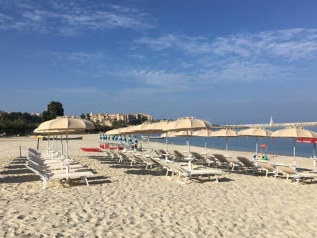 Strand Parghelia, Kalabrien