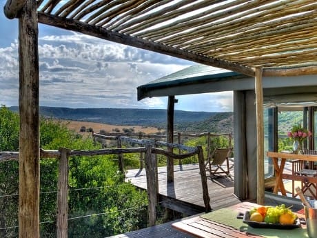 HilsNek Safari Lodge Balkon