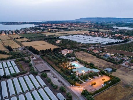 Luftbild, Villa Fanusa